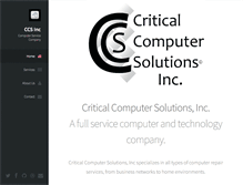 Tablet Screenshot of criticalcs.com